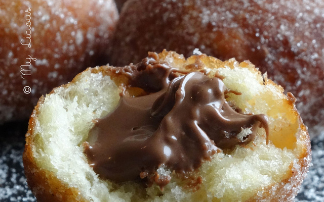 Beignets au nutella sans machine à pain