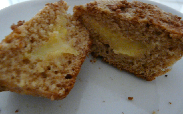 Muffin crumble spéculoos cœur citron