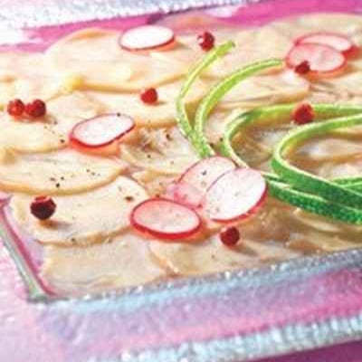 Effeuillé de poulet au citron vert