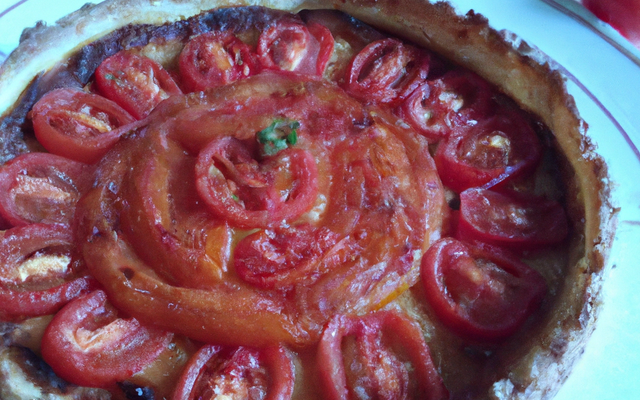 Tarte à la tomate auvergnate