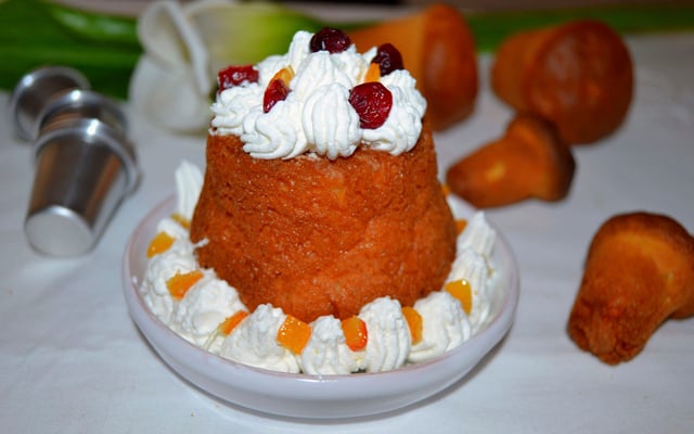 Baba au rhum traditionnel