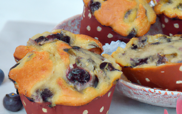 Muffins aux myrtilles faciles