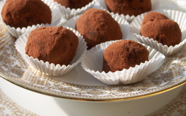 Truffes chocolatées