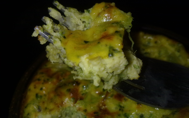 Flan de brocoli 'vache qui rit'