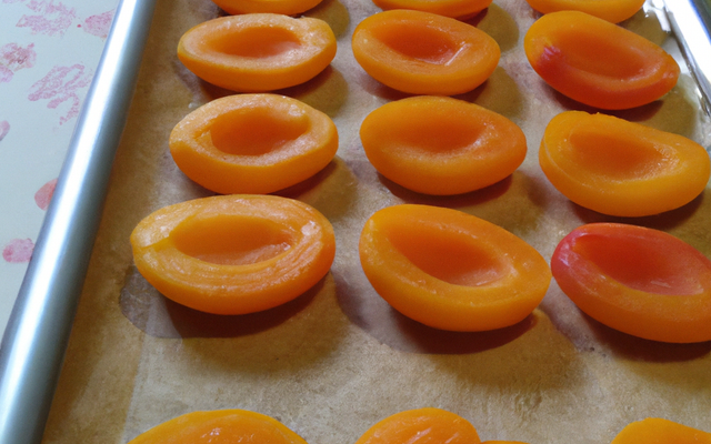 Petites tablettes abricotines