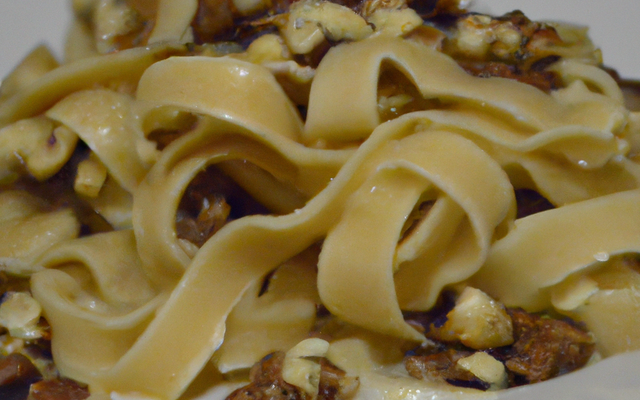 Tagliatelles aux noix de pétoncles