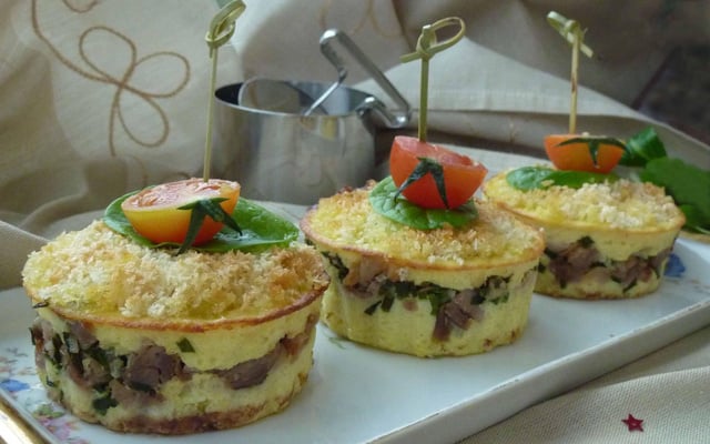 Mousselines de Mona Lisa aux gésiers