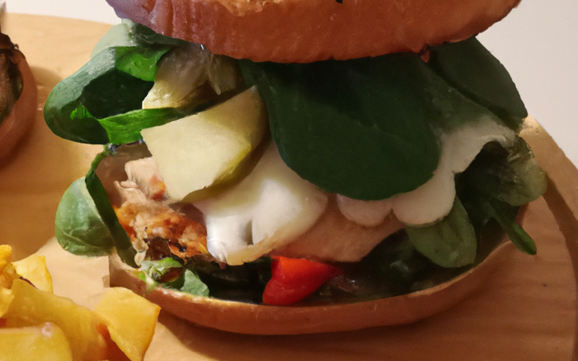 Dindon burger méditerranéen