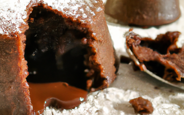 Fondant au chocolat aux saveurs vanillées