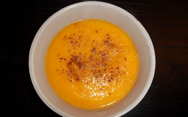 MVelouté de courges au lait d'amande