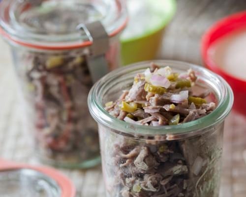 Salade de Paleron et Croq' Crudités