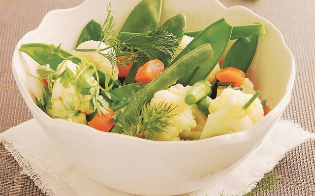 Légumes à la vapeur