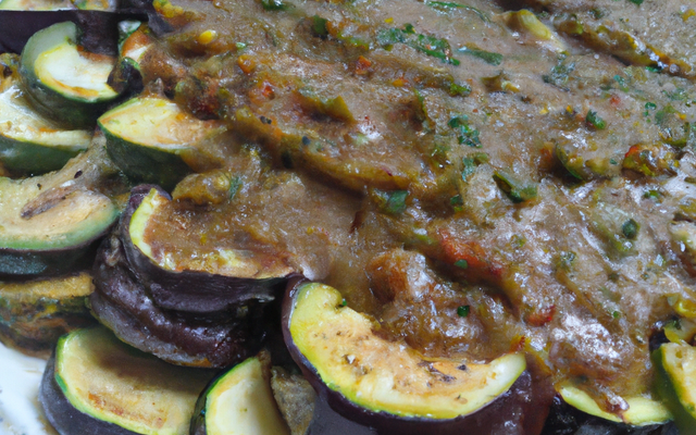 Sauce aux aubergines et aux courgettes
