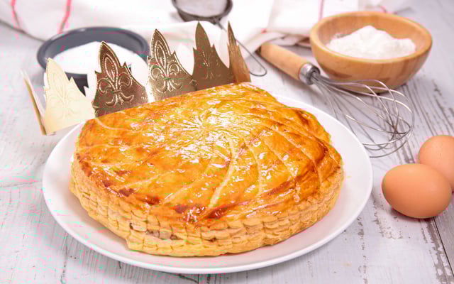 Galette poire caramel