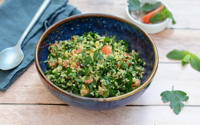 Taboulé libanais aux herbes