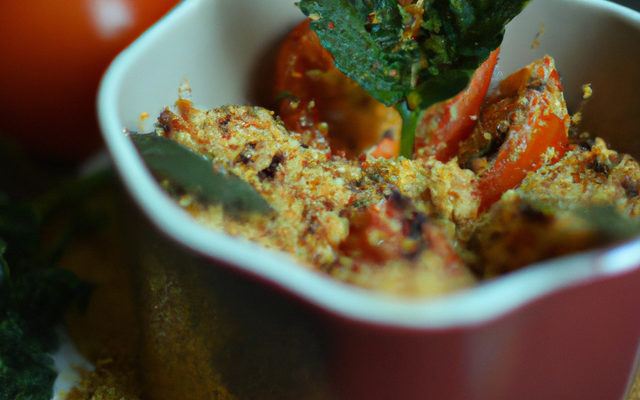 Crumble de tomate au poivre de séchuan