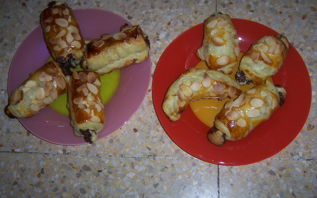 Pain au chocolat amandes