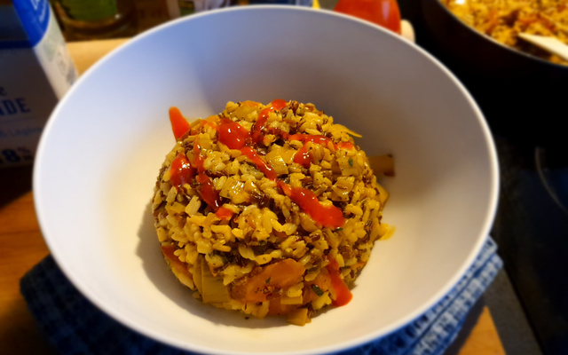 Riz épicé à la thaï