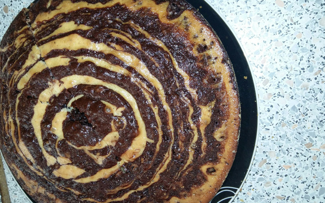 Gâteau tigré ou zebré