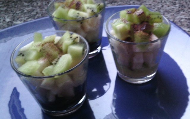 Verrines framboise spéculos