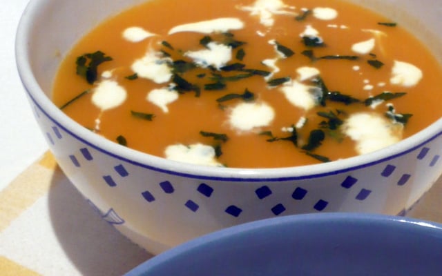 Velouté de courge jaune