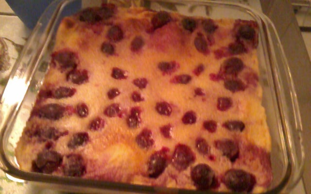 Petit clafoutis aux cerises