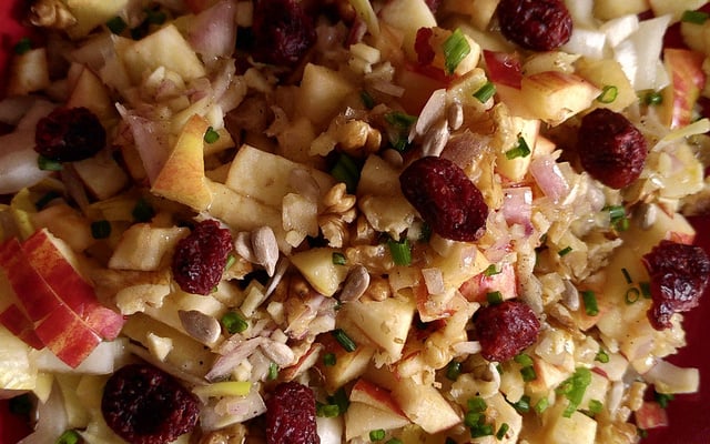 Salade d'endives aux pommes