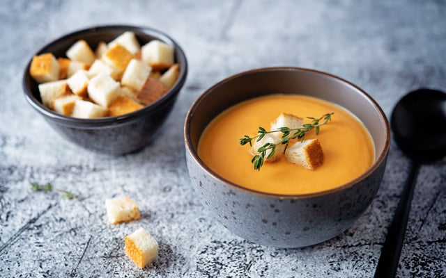 Soupe de poire et patate douce