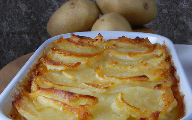 Gratin de pommes de terre généreux et fondant