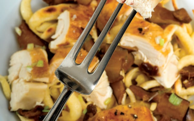 Poulet au riesling classique