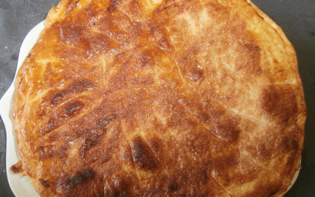 Galette au lemon curd (citron) - crème d'amandes