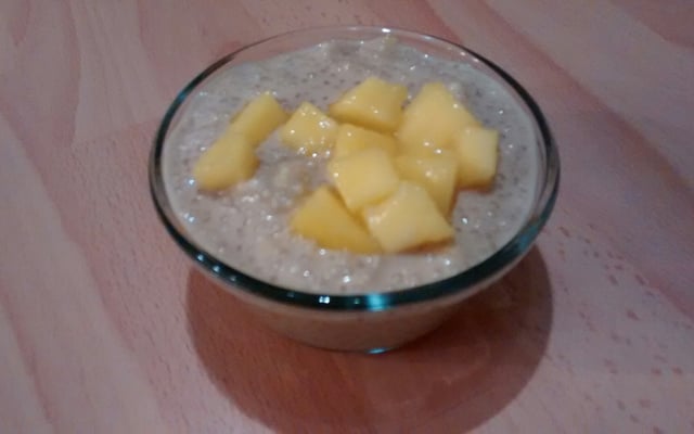 Perles du Japon au lait de coco et mangue