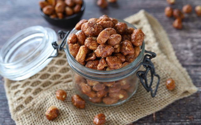 Chouchous maison (cacahuètes caramélisées)