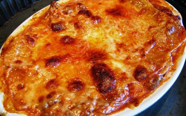 Lasagnes bolognaise maison