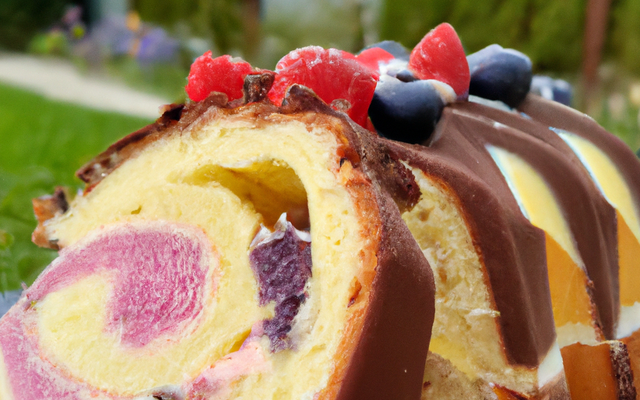 Charlotte aux fruits rouges et chocolat blanc