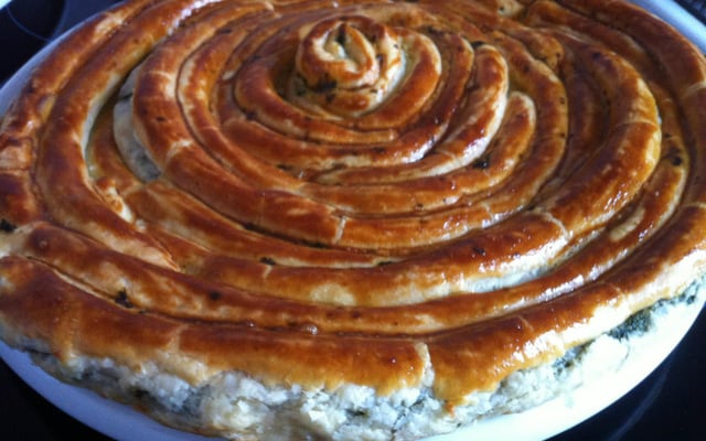 Tarte spirale ricotta/épinards