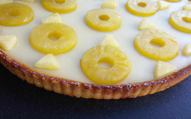 Tarte vergeoise à l'ananas