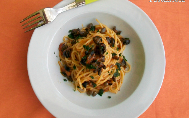 Spaghetti à la puttanesca