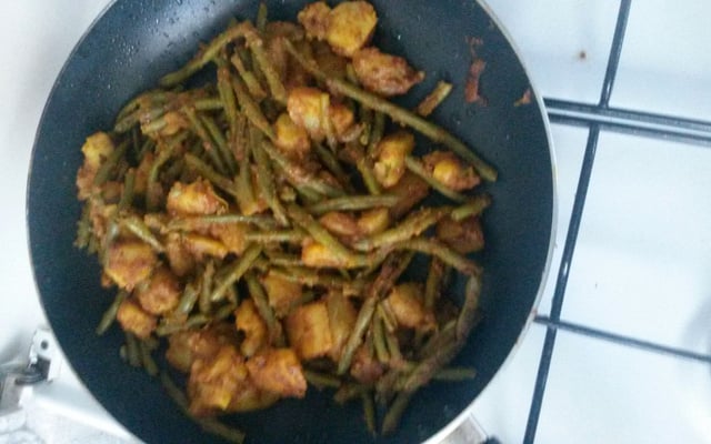 Haricots verts à l'Indienne