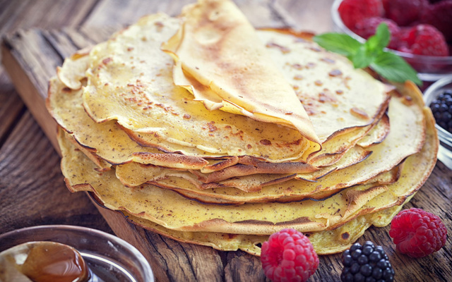 Pâte à crêpes légère