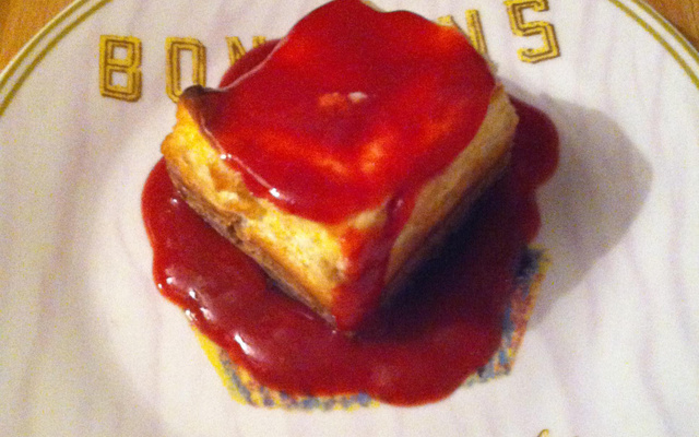 Cheesecake fraises