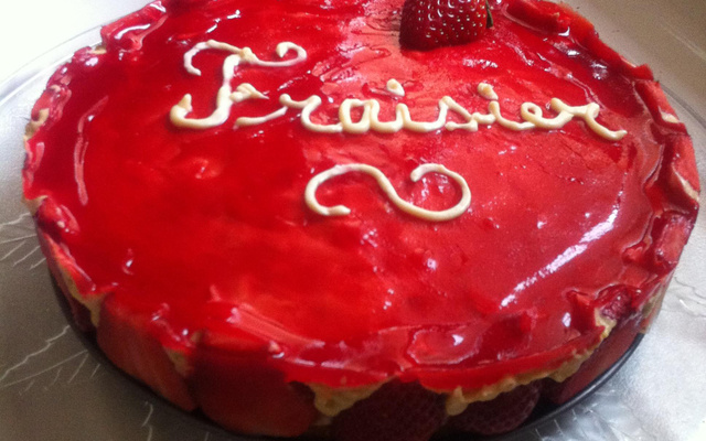 Fraisier traditionnel aux fraises Charlotte
