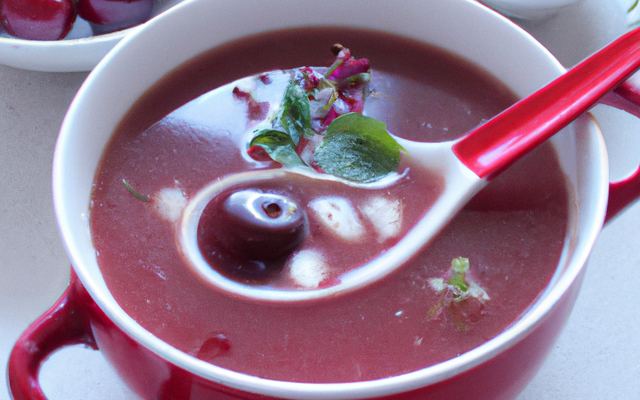 Soupe de cerises au Kirsh