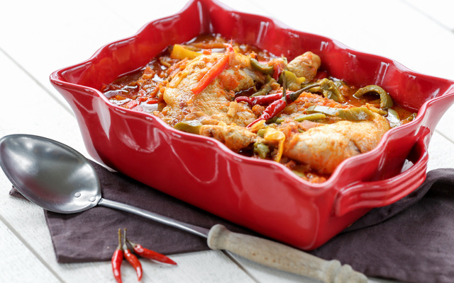 Poulet basquaise