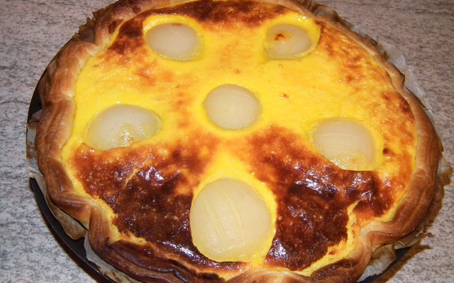 Tarte poire chocolat économique