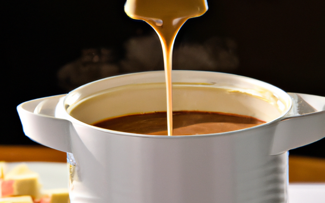 Fondue au chocolat au lait