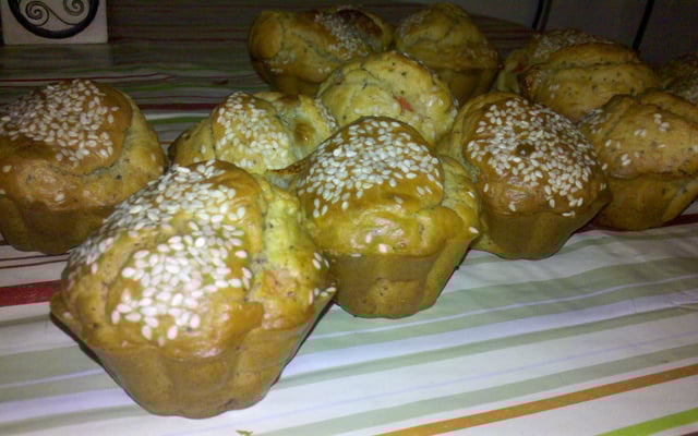 Muffins à la mozzarella