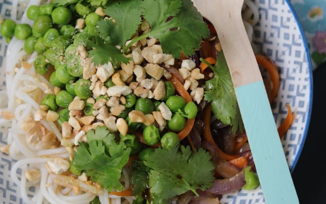 Pad thaï avec des spaghetti de riz bio & sans gluten