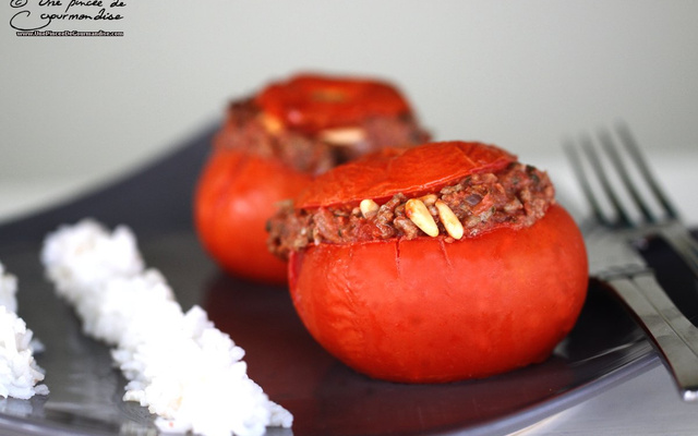 Tomates farcies aux notes orientales