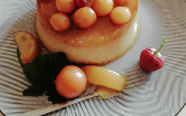 Flan fruité tout léger
